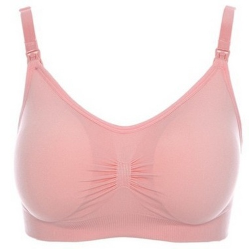 Seamless and comfortable no steel ring nursing bra