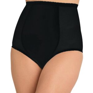 Secret Solutions Plus Size High-Waisted Power Mesh Firm Control Shaping Brief - Black