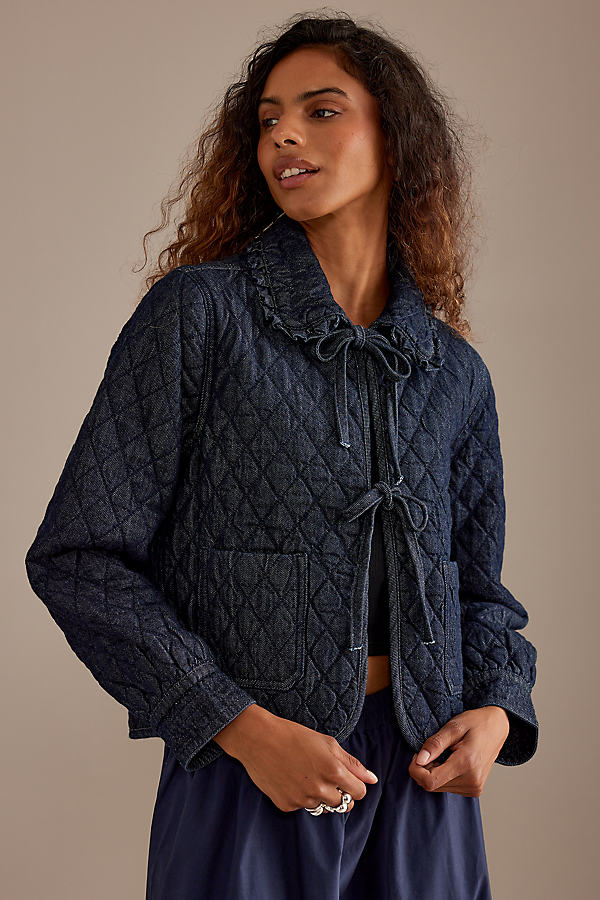 Seventy + Mochi Heidi Quilted Denim Jacket