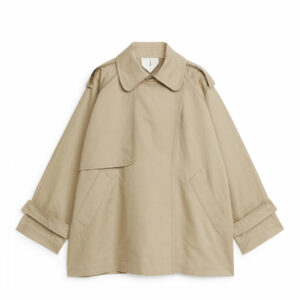 Short Trench Coat - Beige