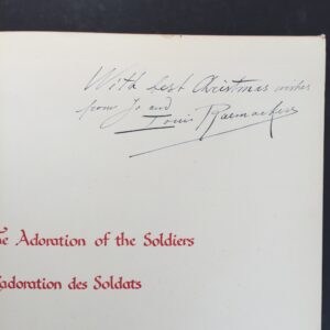 [Signed] The Adoration of the Soldiers, L'Adoration des Soldats, SIGNED by Louis Raemaekers Louis Raemaekers, Emile Cammaerts, translated by Tita Bra