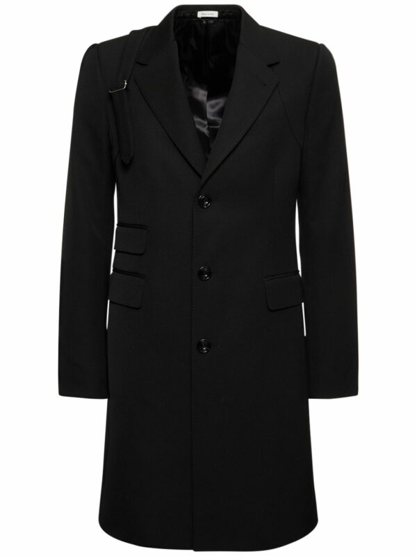 Single Breast Tailored Wool Coat