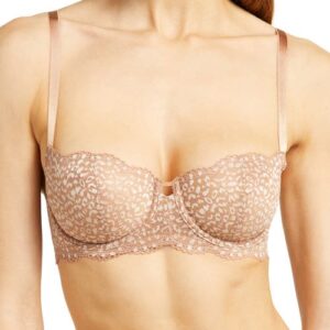 Skarlett Blue Rouse Full Coverage Balconette Bra in Ginger/Ivory at Nordstrom, Size 40G