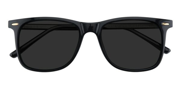 Square Sunglasses, Full Frame Black TR90 - SUP1101