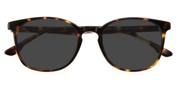 Square Sunglasses, Full Frame Tortoise Plastic - SUP0793