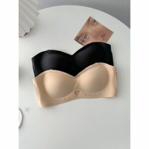 Strapless Plain Seamless Wireless Bra