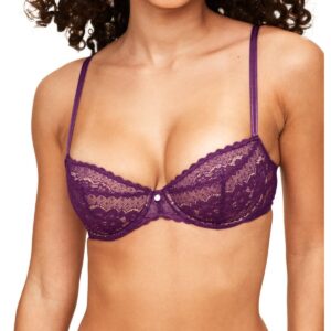 Adore Me Women's Faira Contour Balconette Bra - Dark purple