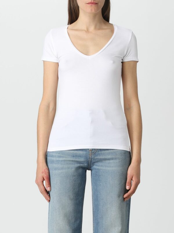 T-Shirt MAJESTIC FILATURES Woman color White