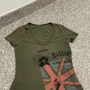 T-Shirt Tops Galliano Luxury Vintage, Women's (Size Small)