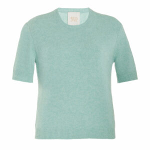 TWP - Audrey Cashmere T-Shirt - Light Blue - XS - Moda Operandi