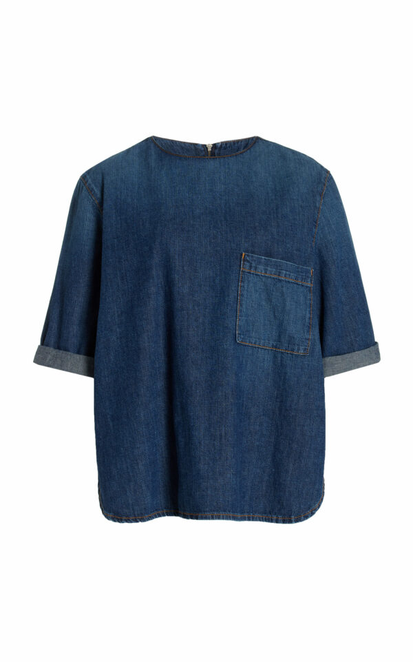 TWP - Oversized Denim T-Shirt - Blue - M/L - Moda Operandi