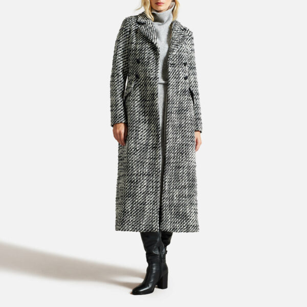 Ted Baker Lio Double Breasted Wool-Blend Coat