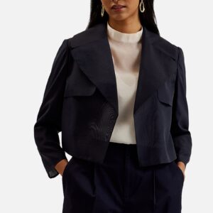 Ted Baker Miki Organza Cropped Jacket - UK 10