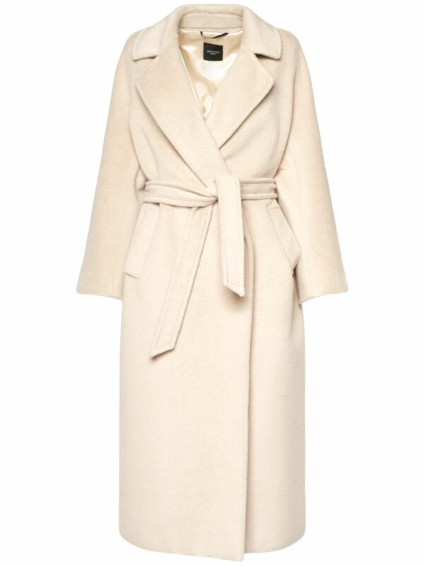 Tempera Wool Blend Belted Coat