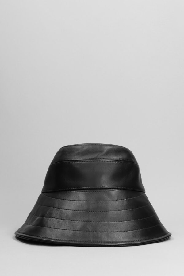 The Attico Leather Bucket Hat