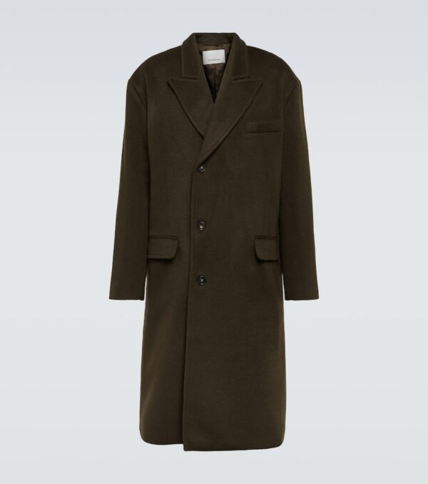 The Frankie Shop Curtis oversized wool-blend coat