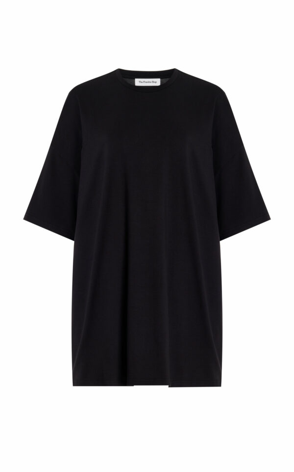 The Frankie Shop - Ella Oversized Jersey T-Shirt - Black - S - Moda Operandi