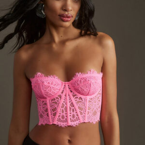 The Giselle Lace Bustier: Strapless Edition