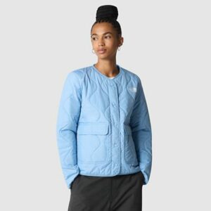 The North Face Women's Ampato Quilted Jacket Steel Blue Size S