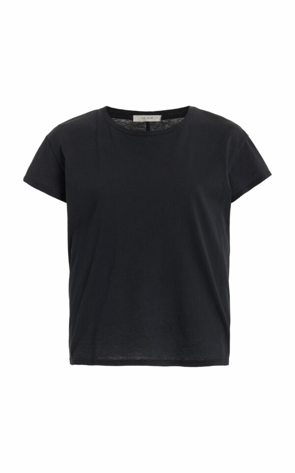 The Row - Tori Cotton T-Shirt - Black - L - Moda Operandi