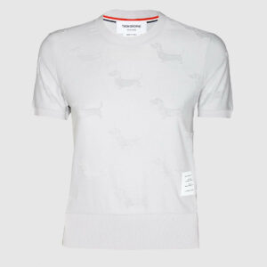 Thom Browne Grey Wool T-Shirt