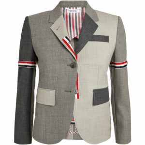 Thom Browne Wool High Armhole Tricolour Sport Coat