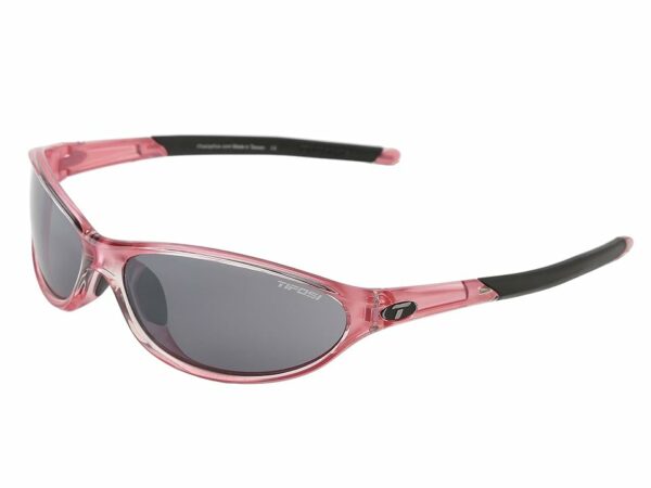 Tifosi Optics Alpe 2.0 (Crystal Pink/Smoke Lens) Athletic Performance Sport Sunglasses