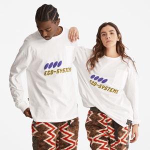 Timberland - Bee Line x Timberland Long-sleeved T-Shirt in White, White, Size: XL