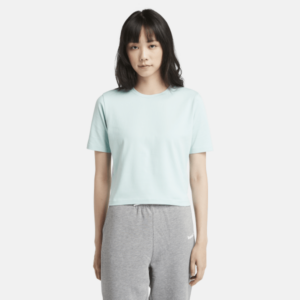 Timberland - Cropped T-Shirt for Women in Light Blue, Woman, Blue, Size: XL