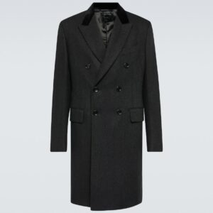 Tom Ford Double-breasted wool and cashmere coat