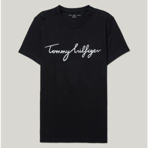 Tommy Hilfiger Women's Hilfiger Logo T-Shirt - Black - XS