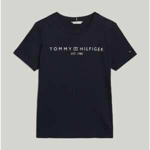 Tommy Hilfiger Women's Hilfiger Logo T-Shirt - Blue - S