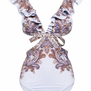 ZIMMERMANN- Paisley Print One-piece Swimsuit