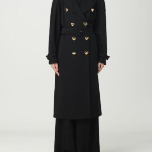 Trench Coat MOSCHINO COUTURE Woman color Black