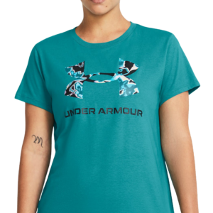 Under Armour Live Sportstyle Graphic Short-Sleeve T-Shirt for Ladies - Circuit Teal/Black - XXL