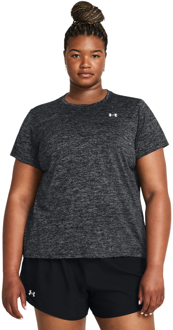 Under Armour Tech Twist Short-Sleeve T-Shirt for Ladies - Black/White - 2X