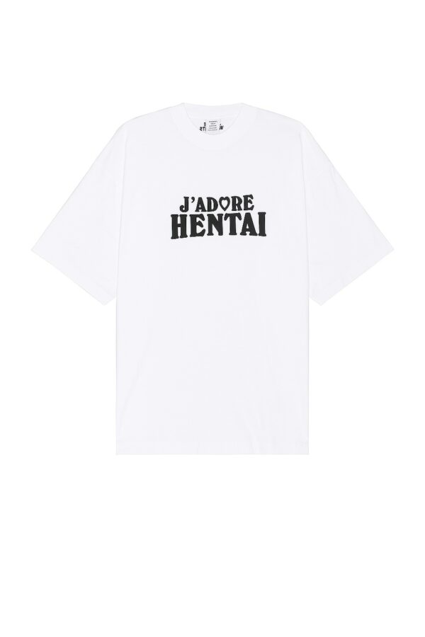 VETEMENTS Hentai T-shirt in White