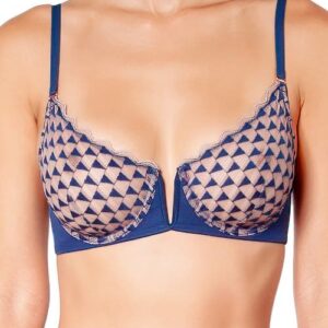 Huit Dancing Queen Underwire Balconette Bra in Navy at Nordstrom, Size 36D