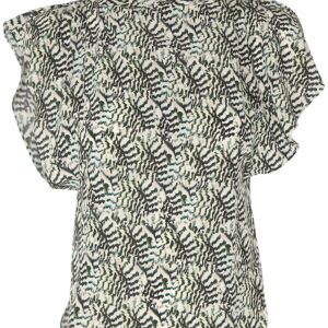 Valency Printed Silk Blend Top