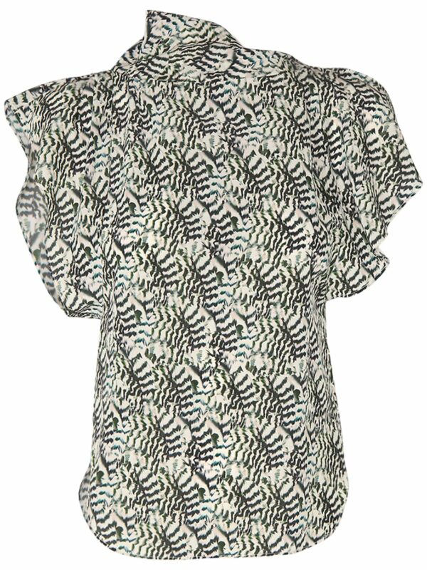 Valency Printed Silk Blend Top