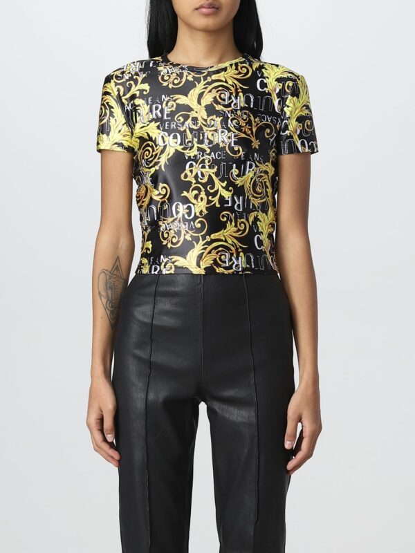 Versace Jeans Couture T-shirt in printed stretch fabric