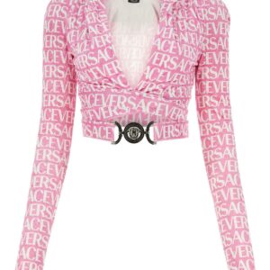 Versace Printed Chenille Top