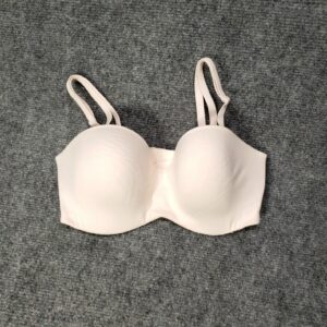 Victorias Secret Victoria's Secret Body By Victoria Bra Womens 32D Pink Push Up Lined Strapless in White