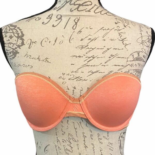 Victorias Secret Victoria's Secret Bra Orange Strapless Multiway Bra Size 32C, Women's