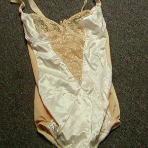 Vintage New Glamorise Moderate Control Soft Cup Body Briefer Orange 34B