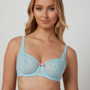 Boux Avenue Monica balconette bra - Blue Mix - 32B