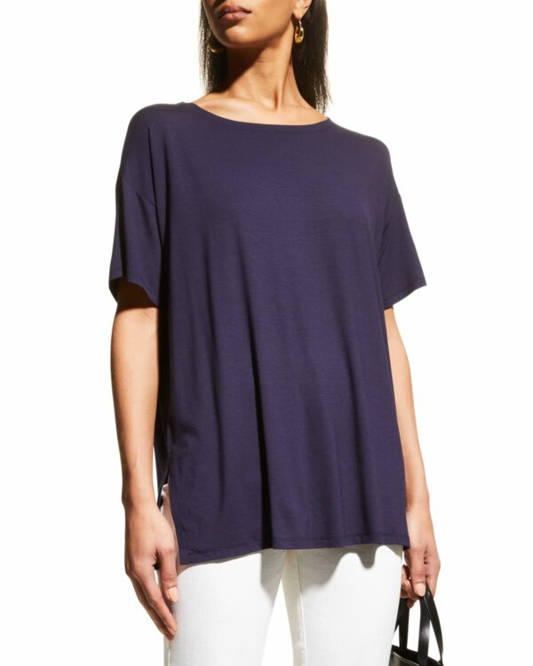 Viscose Jersey Boxy T-Shirt