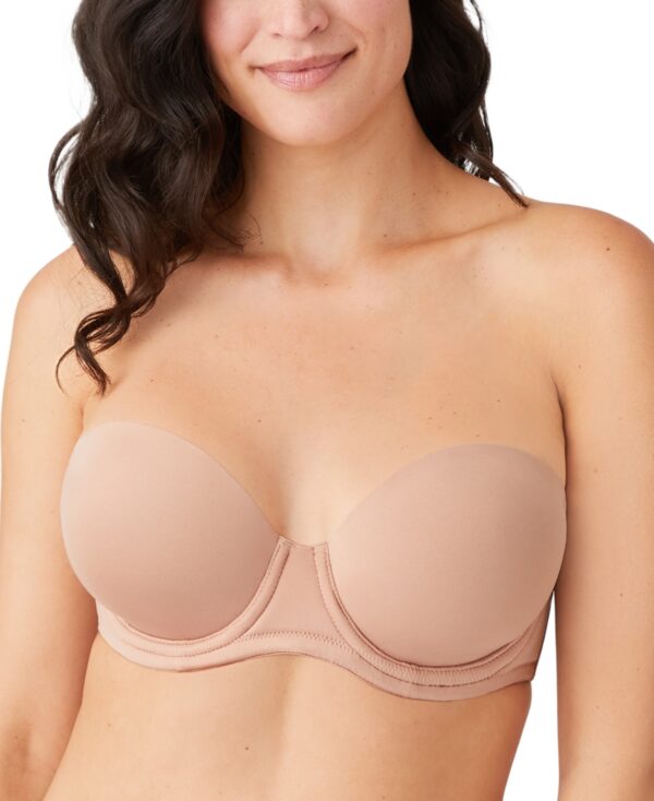 Wacoal Red Carpet Full Figure Underwire Strapless Bra 854119, Up To I Cup - Roebuck