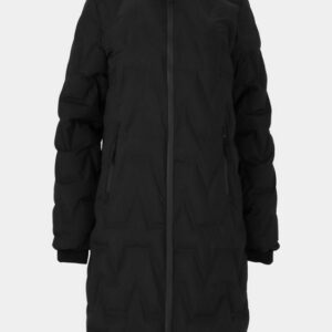 Weather Report Womens Foster Long Puffer Jacket - Black 8