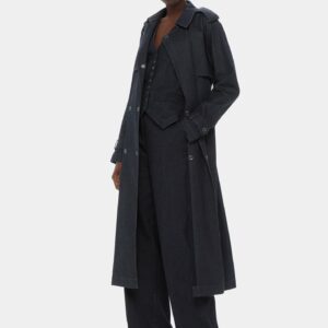 Whistles Women's Cara Denim Trench Coat